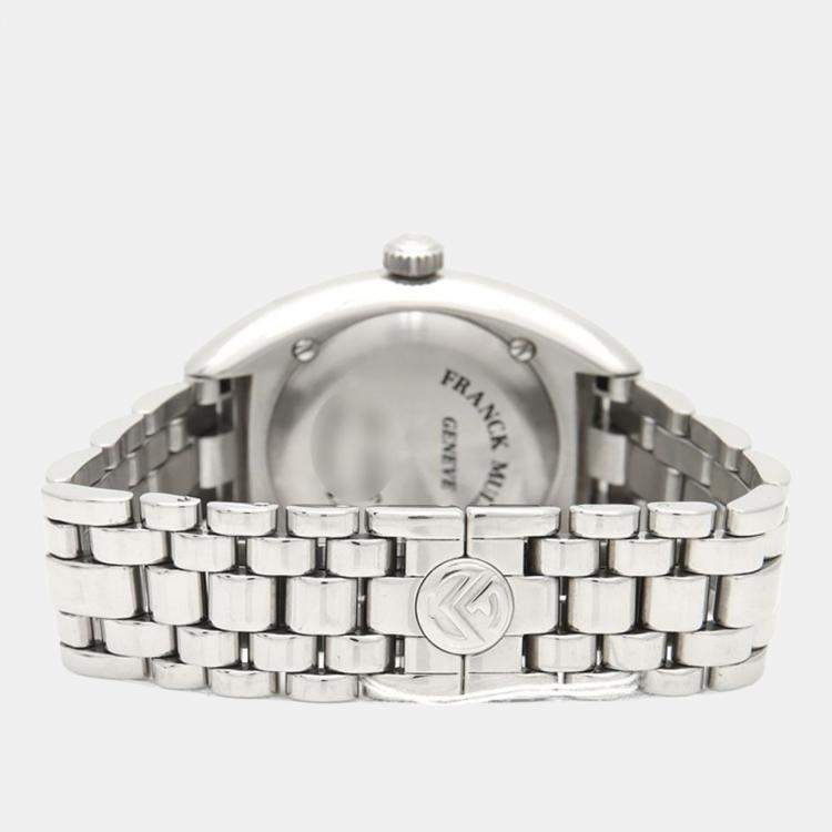 Pre Owned Franck Muller Transamerica Manual Winding Stainless Steel Women's Wristwatch 31 mm