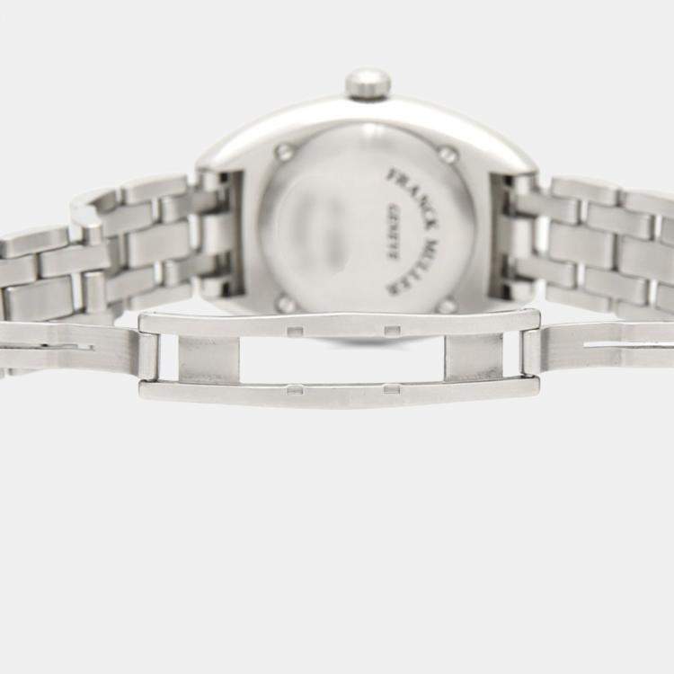 Pre Owned Franck Muller Transamerica Manual Winding Stainless Steel Women's Wristwatch 31 mm