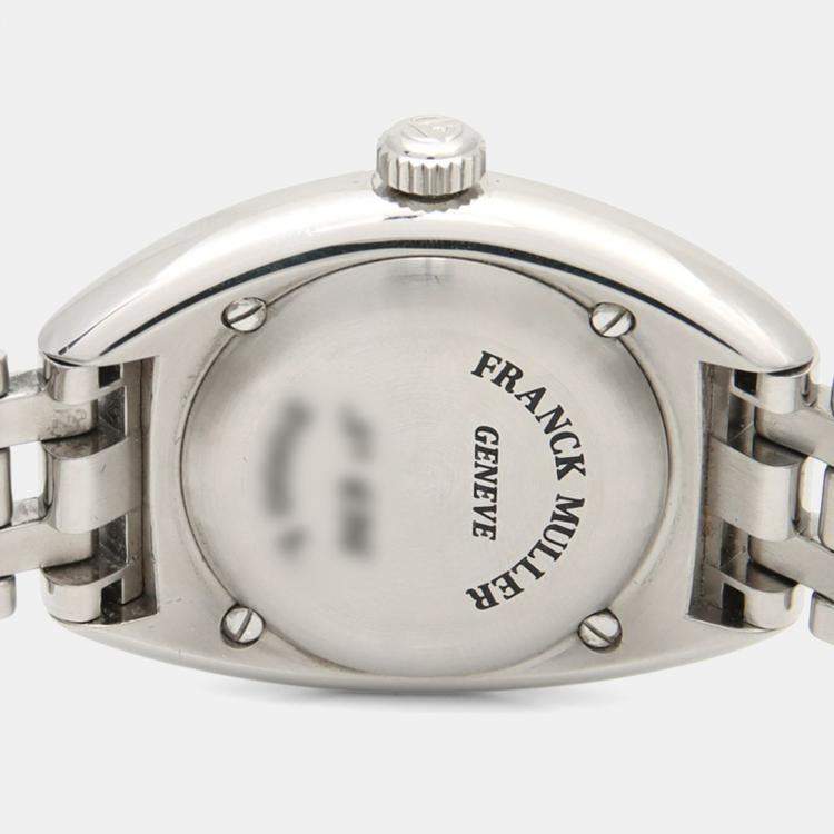Pre Owned Franck Muller Transamerica Manual Winding Stainless Steel Women's Wristwatch 31 mm
