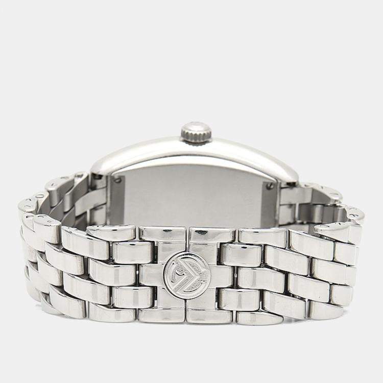 Pre Owned Franck Muller Conquistador Quartz Stainless Steel Women's Wristwatch 27 mm