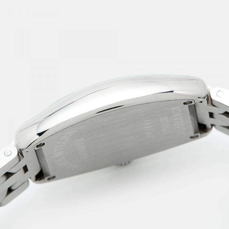 Pre Owned Franck Muller Casablanca 1750S6 Manual Winding Black Dial Stainless Steel Women's Wristwatch 25 mm