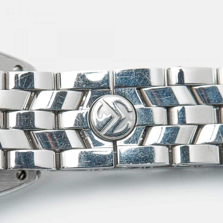 Pre Owned Franck Muller Casablanca 1750S6 Manual Winding Black Dial Stainless Steel Women's Wristwatch 25 mm