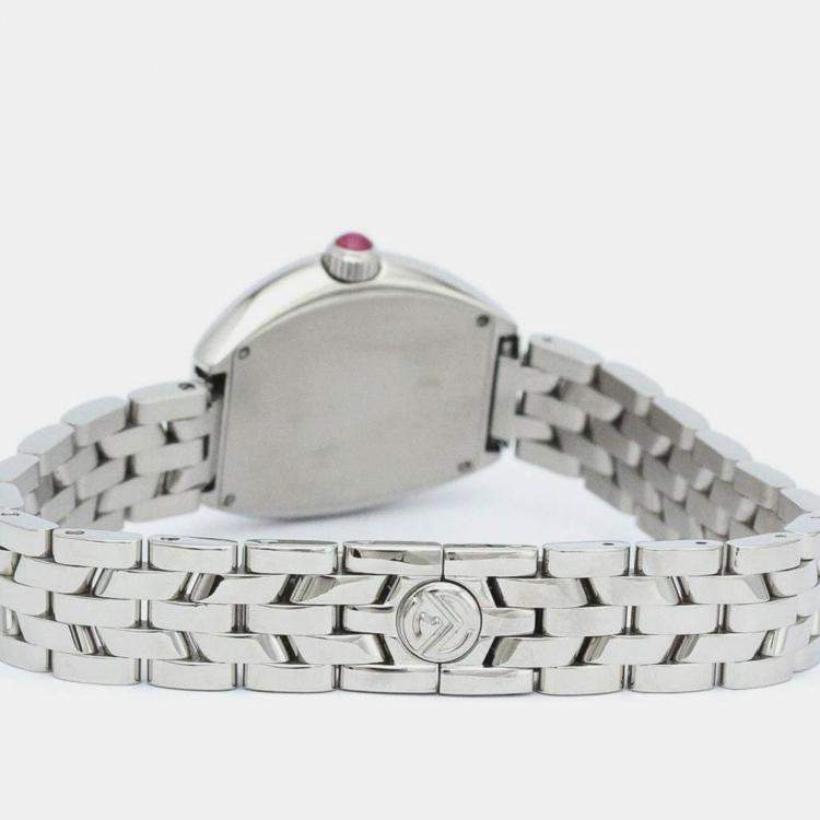 Pre Owned Franck Muller Silver Stainless Steel Heart to Heart 5002S QZ C4H Quartz Women's Wristwatch 25 mm