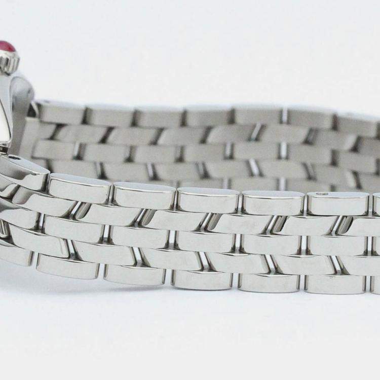 Pre Owned Franck Muller Silver Stainless Steel Heart to Heart 5002S QZ C4H Quartz Women's Wristwatch 25 mm