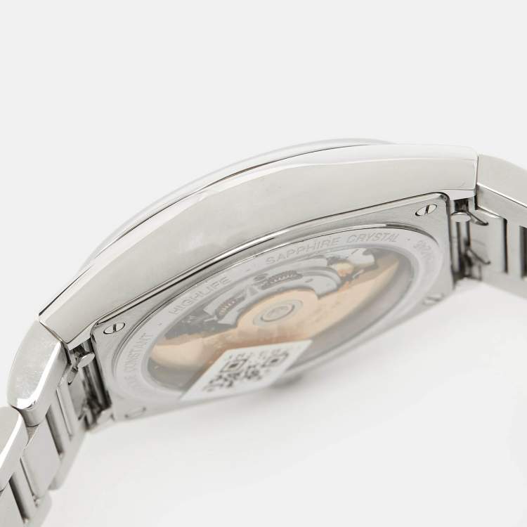 Pre Owned Frederique Constant Salmon Stainless Steel Highlife FC303S3NH6B Unisex Wristwatch 39 mm