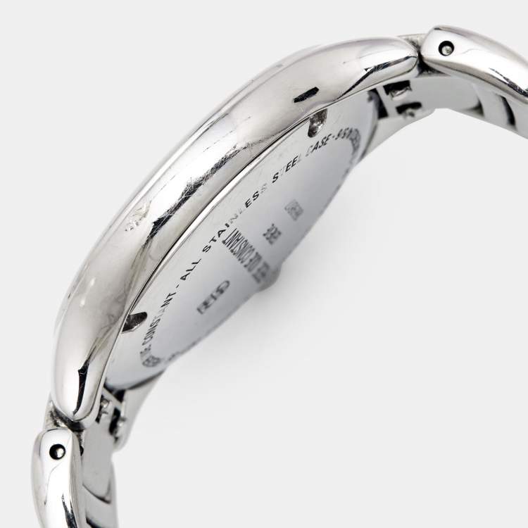 Pre Owned Frederique Constant Mother Of Pearl Stainless Steel Diamond Delight FC-220X2ER22/4/5/6 Women's Wristwatch 31 mm