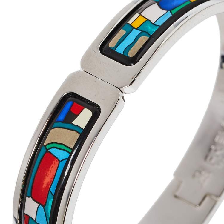 Pre Owned Frey Wille Hommage à Hundertwasser Emotion Spiral Ballerina Clasp Bangle S