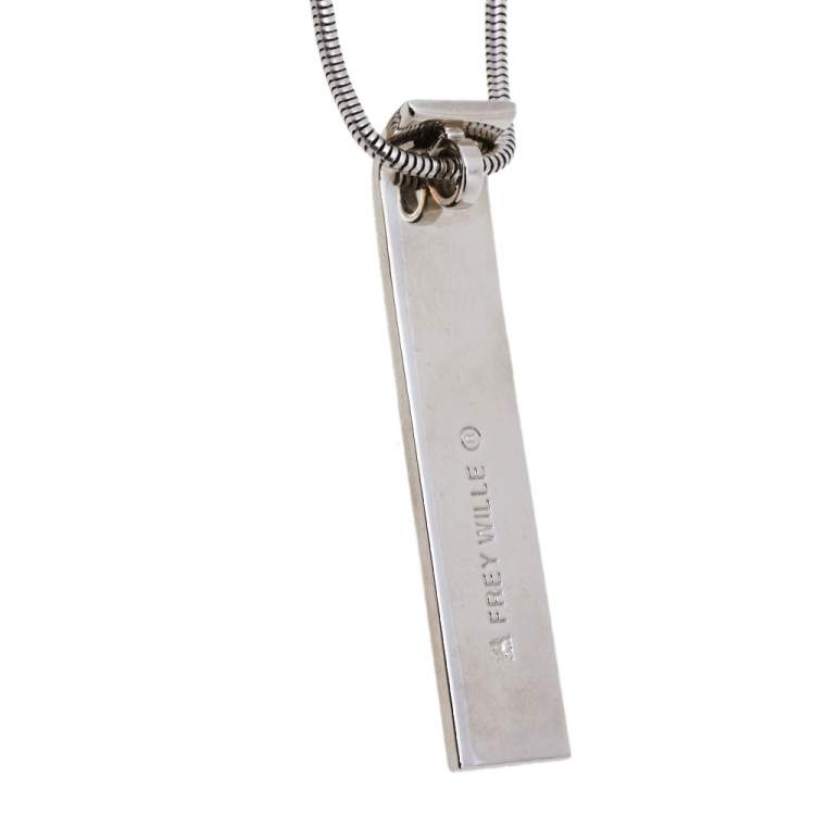 Pre Owned Frey Wille Multicolor Ode to Joy of Life Endless Love Cascade Pendant Necklace