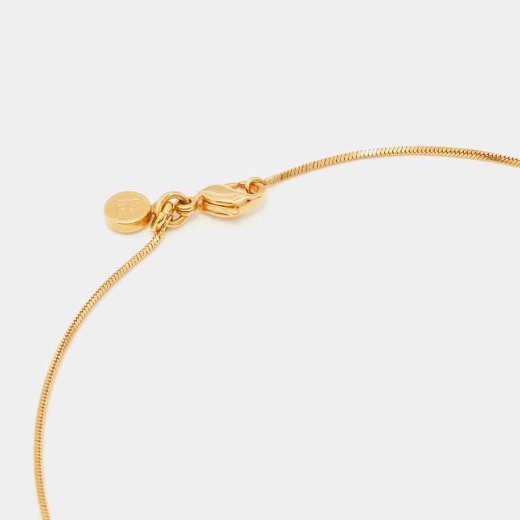 Pre Owned Frey Wille Hommage à Hundertwasser Fire Enamel Gold Plated Flower Pendant Necklace
