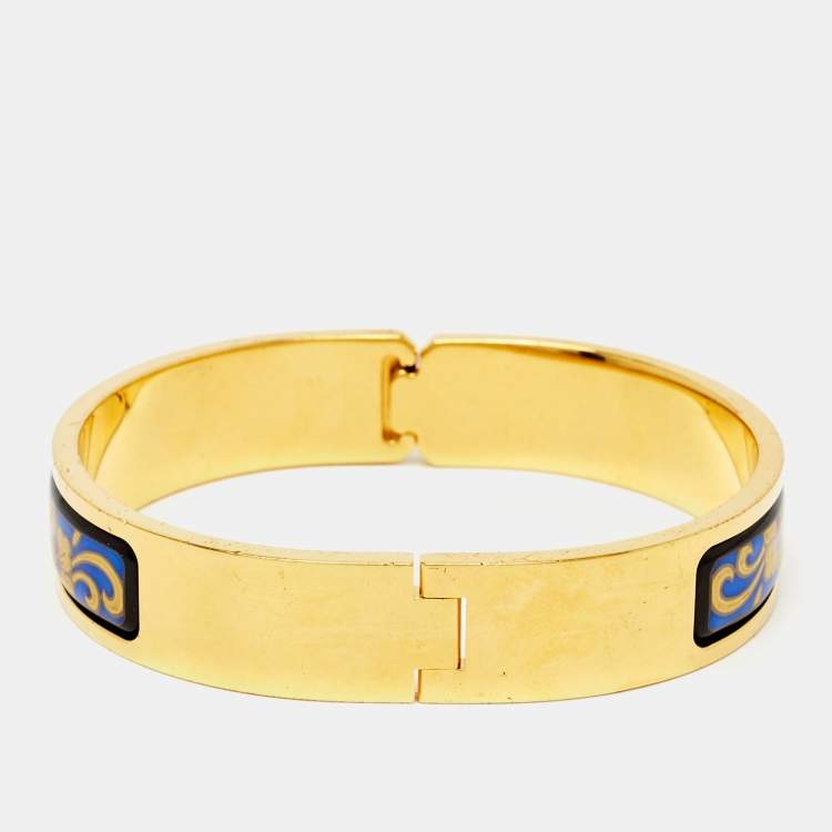 Pre Owned Frey Wille Hommage à Hundertwasser Multicolor Fire Enamel Ballerina Bracelet XS