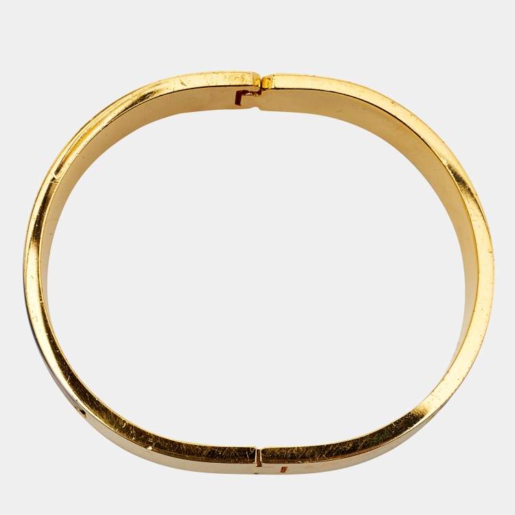 Pre Owned Frey Wille Hommage à Hundertwasser Multicolor Fire Enamel Ballerina Bracelet XS