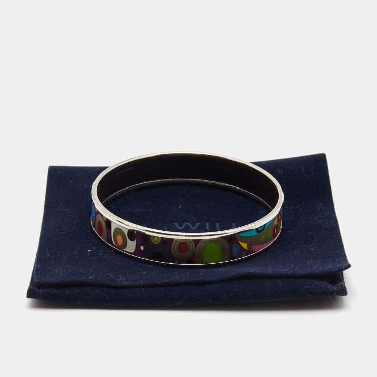Pre Owned Frey Wille Hommage à Gustav Klimt Hope Bordered Miss Bangle