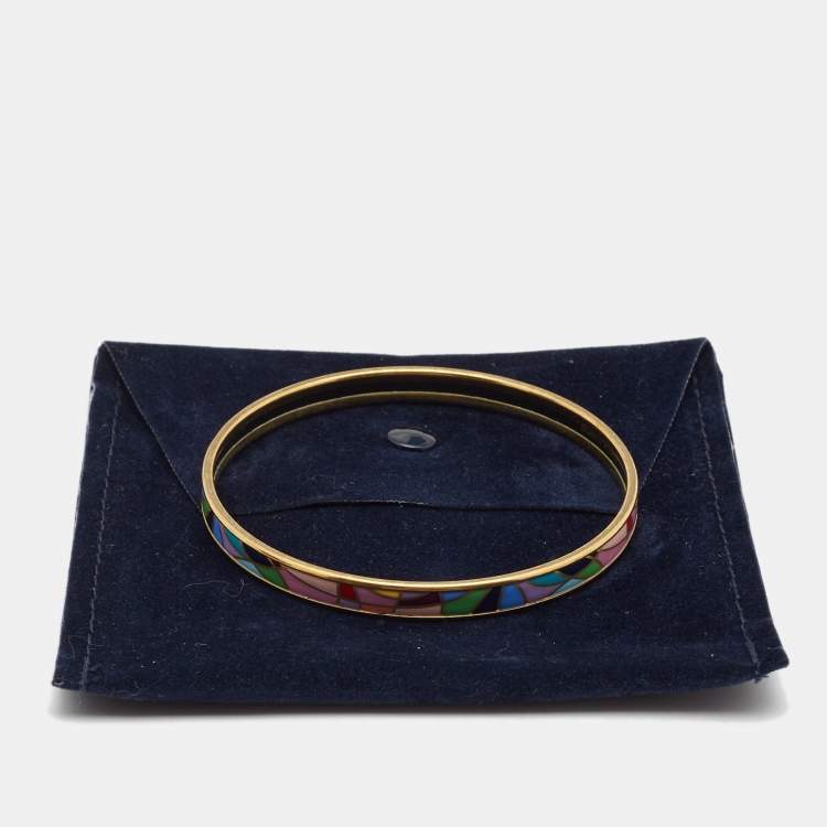 Pre Owned Frey Wille Ode to Joy of Life Heavenly Joy Bordered Ultra Bangle