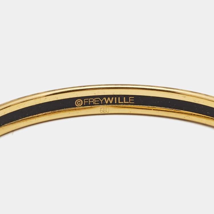 Pre Owned Frey Wille Hommage à Claude Monet Orangerie Bordered Ultra Bangle