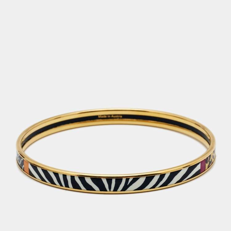 Pre Owned Frey Wille Spirit Of Africa Safari Bordered Ultra Bangle