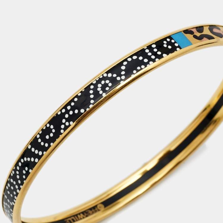 Pre Owned Frey Wille Spirit Of Africa Safari Bordered Ultra Bangle
