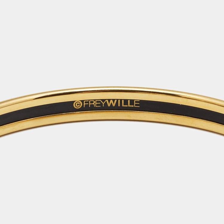 Pre Owned Frey Wille Hommage à Vincent van Gogh L'Amandier Rouge Éclat Bordered Ultra Bangle