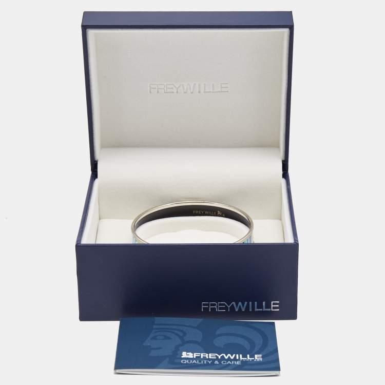 Pre Owned Frey Wille Hommage à Hundertwasser Spiral of Life Bordered Miss Bangle