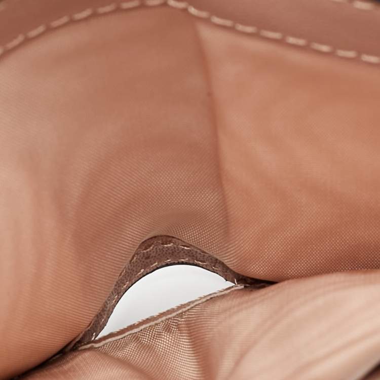 Pre Owned Furla Dusty Pink Leather Compact Wallet