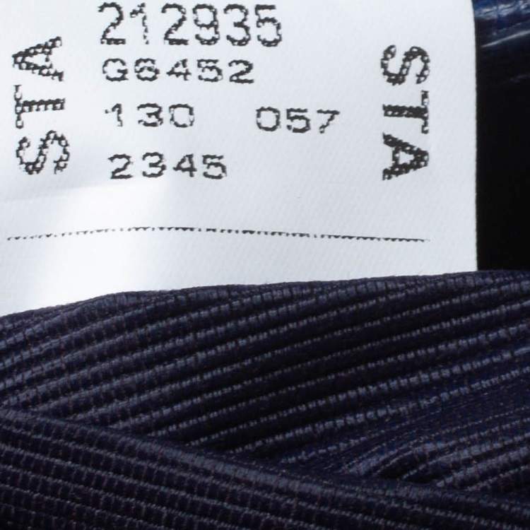 Pre Owned Furla Blue Leather Zip Tote