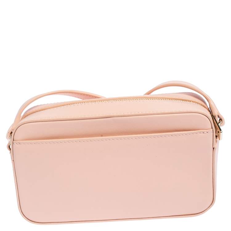 مملوكة مسبقًا Furla Powder Pink Leather Mini Rita Camera Crossbody Bag