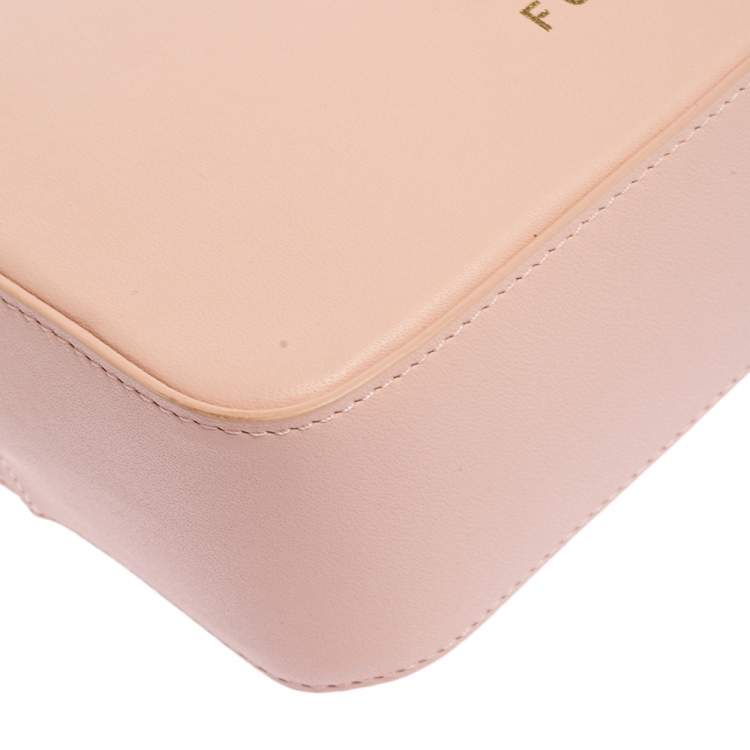 مملوكة مسبقًا Furla Powder Pink Leather Mini Rita Camera Crossbody Bag