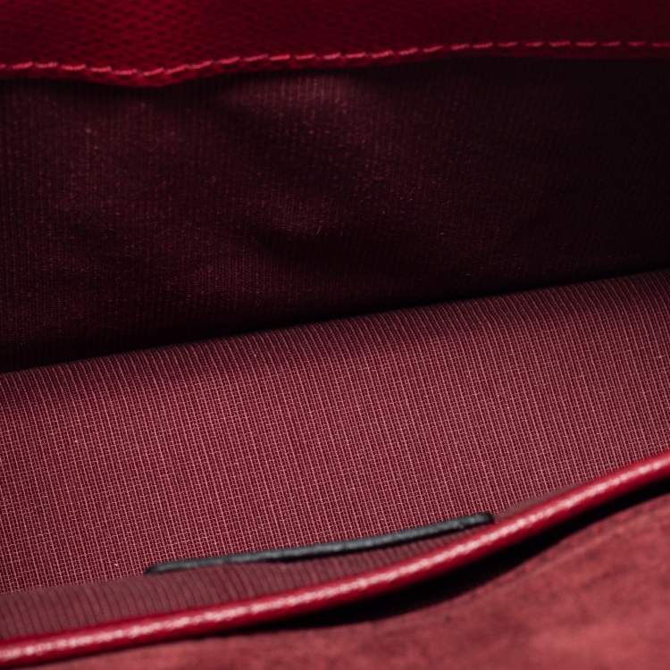 Pre Owned Furla Red Leather Mini 1927 Crossbody Bag