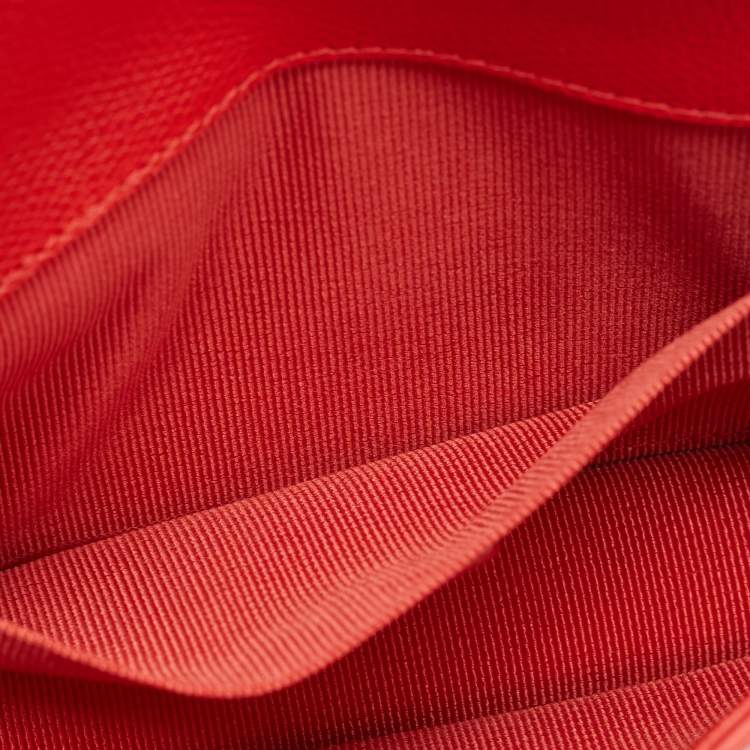 Pre Owned Furla Red Leather Incanto Crossbody Bag