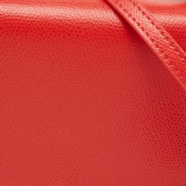 Pre Owned Furla Red Leather Incanto Crossbody Bag