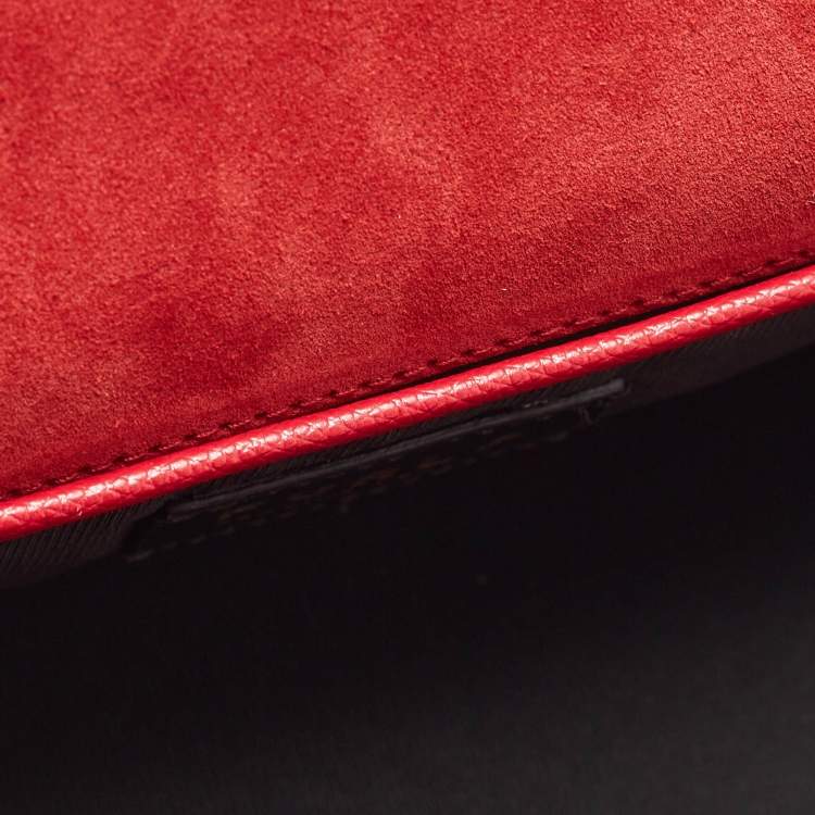 Pre Owned Furla Red Leather Mini 1927 Crossbody Bag