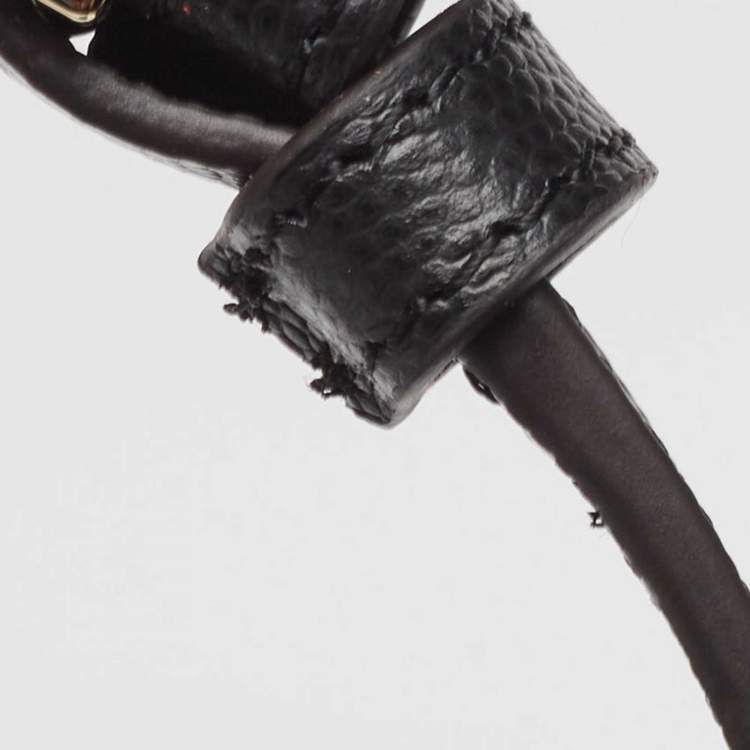 Pre Owned Furla Black Leather Babylon Belt Bag