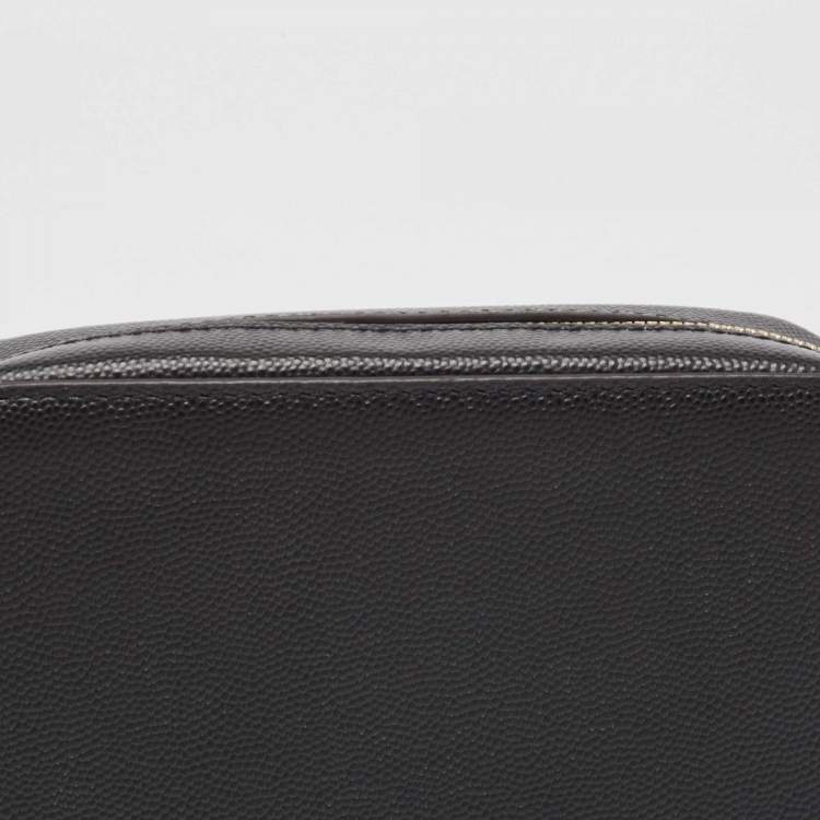 Pre Owned Furla Black Leather Babylon Belt Bag