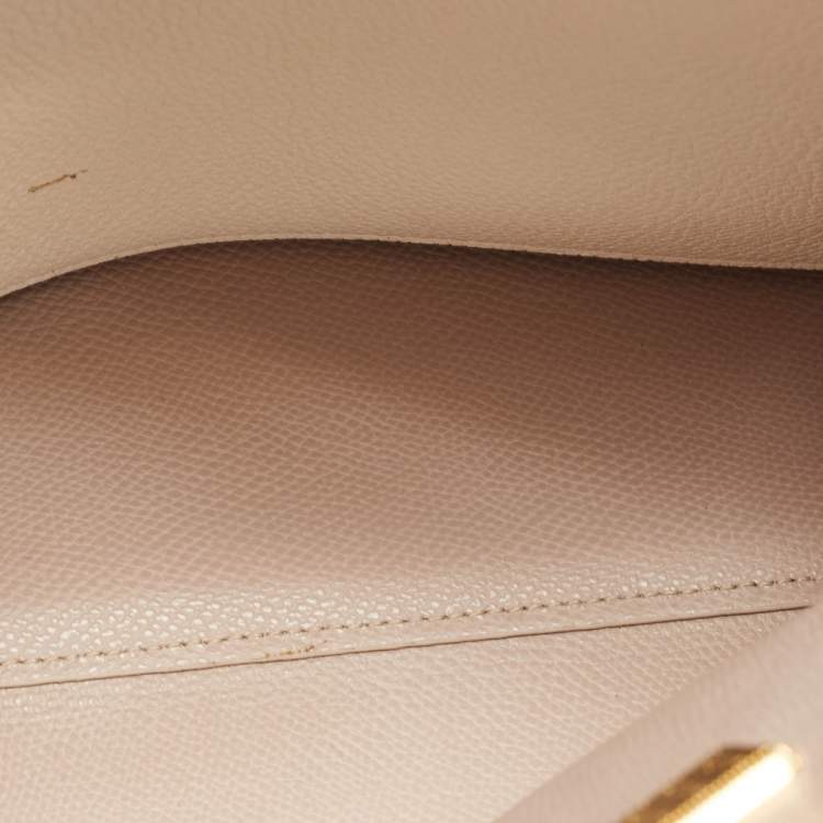 Pre Owned Furla White Leather Lodovica Tote