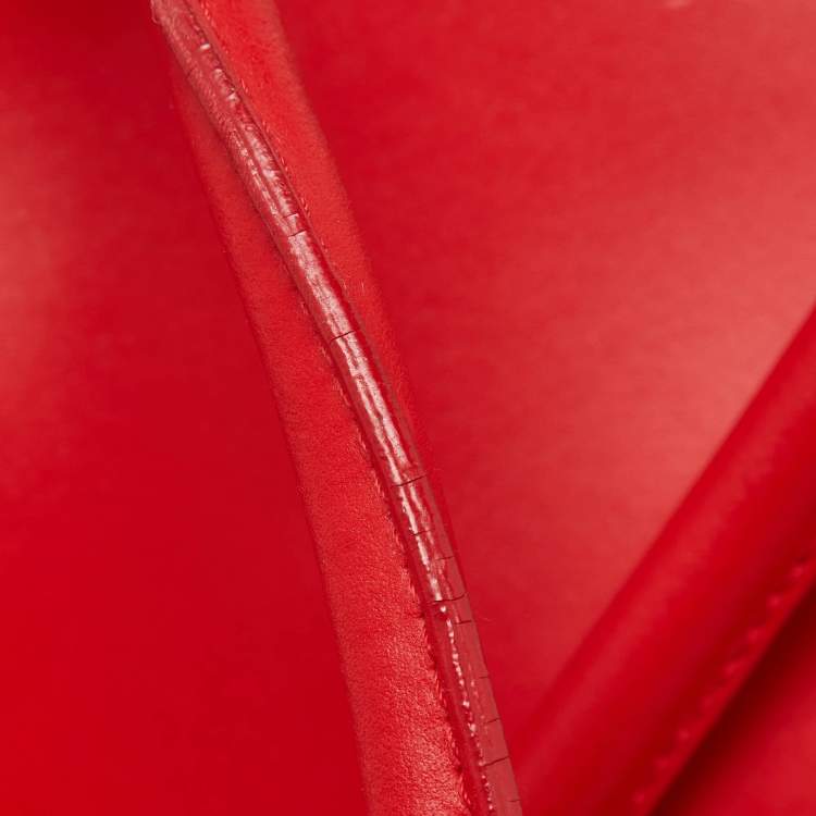 Pre Owned Furla Red Leather Shoulder Bag
