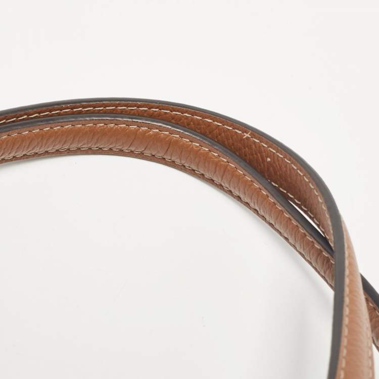 Pre Owned Furla Brown Leather Dafne Satchel