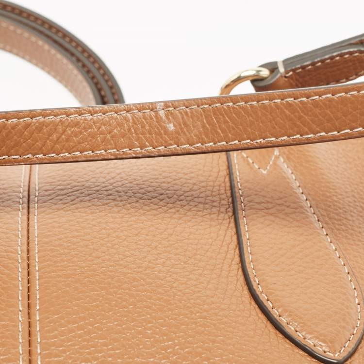 Pre Owned Furla Brown Leather Dafne Satchel