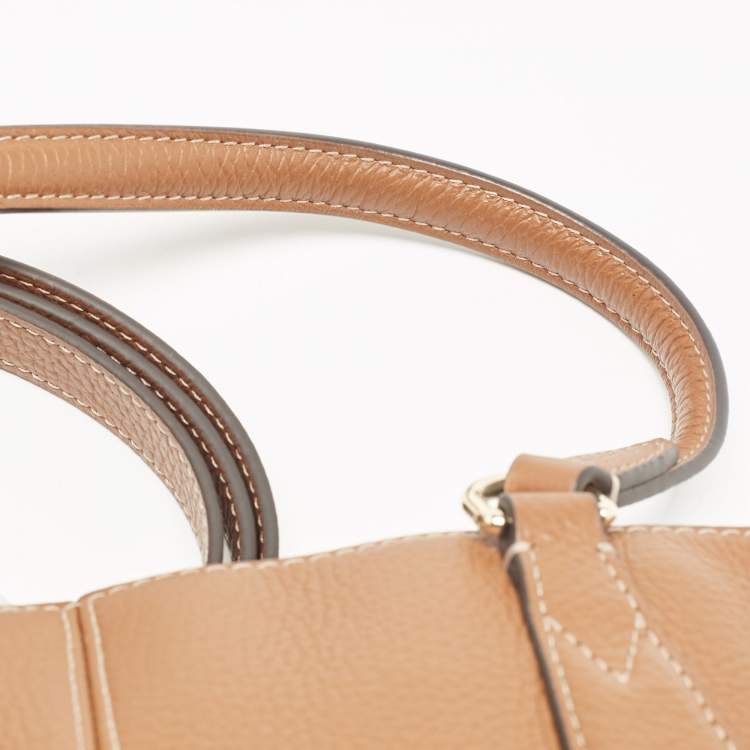 Pre Owned Furla Brown Leather Dafne Satchel