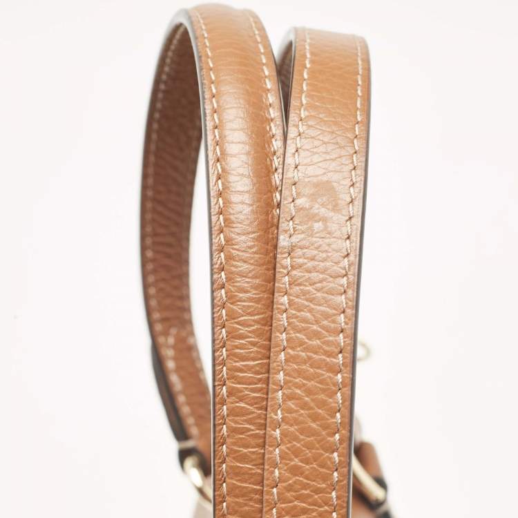Pre Owned Furla Brown Leather Dafne Satchel
