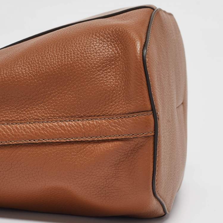Pre Owned Furla Brown Leather Miastella Tote
