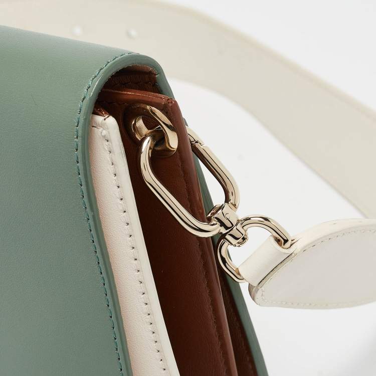 Pre Owned Furla Multicolor Leather Gemma Shoulder Bag