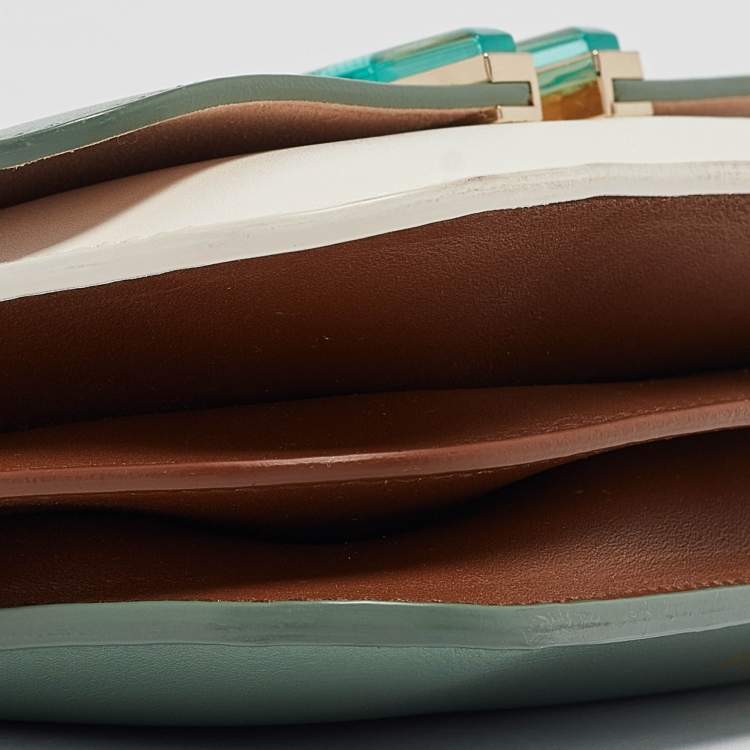 Pre Owned Furla Multicolor Leather Gemma Shoulder Bag