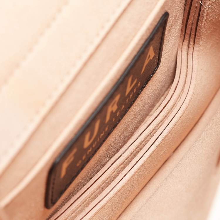 Pre Owned Furla Multicolor Leather Gemma Shoulder Bag