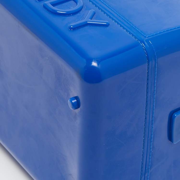 Pre Owned Furla Blue Re-Rubber Candy Satchel