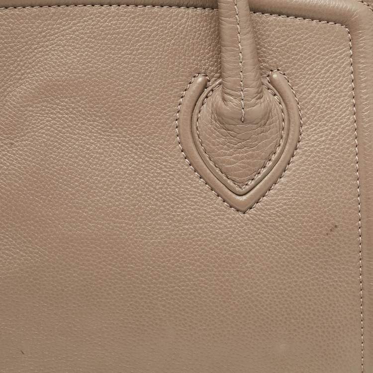 Pre Owned Furla Beige Leather Large College Tote