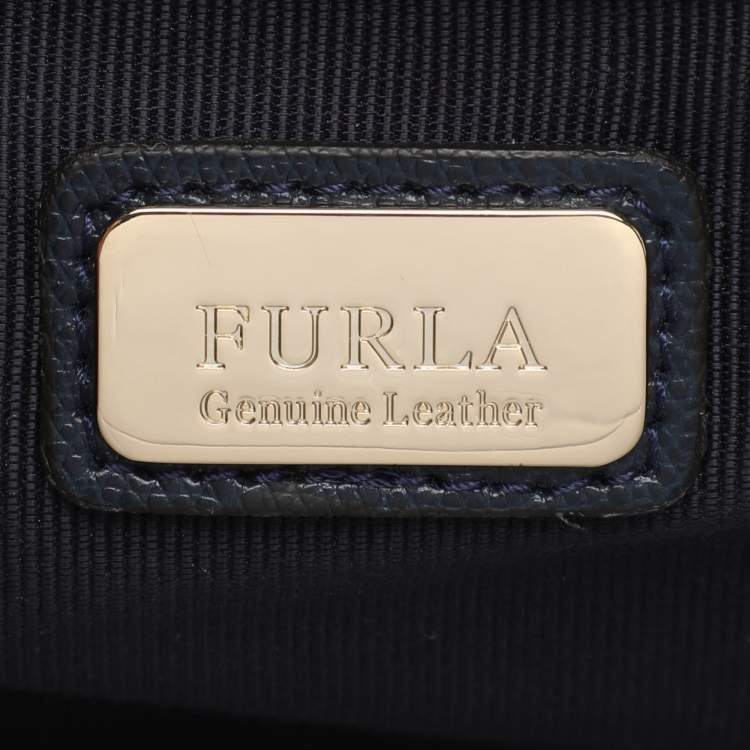 Pre Owned Furla Multicolor Flower and Butterfly Print Coated Canvas Metropolis Top Handle Bag