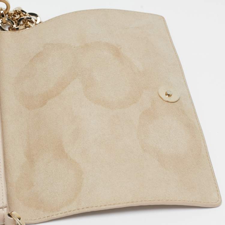 Pre Owned Furla Blush Pink Leather Joann Crossbody Bag