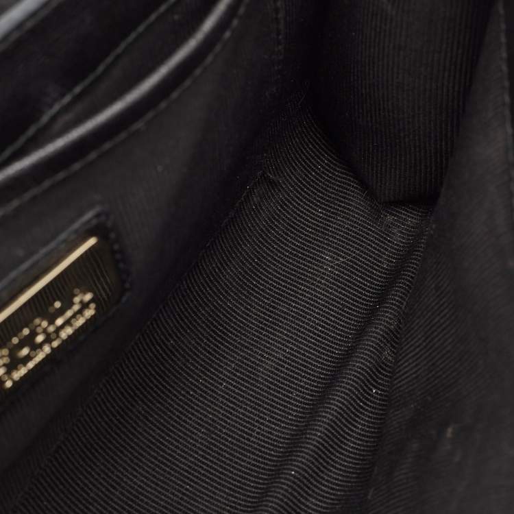 Pre Owned Furla Black Leather Metropolis Shoulder Bag