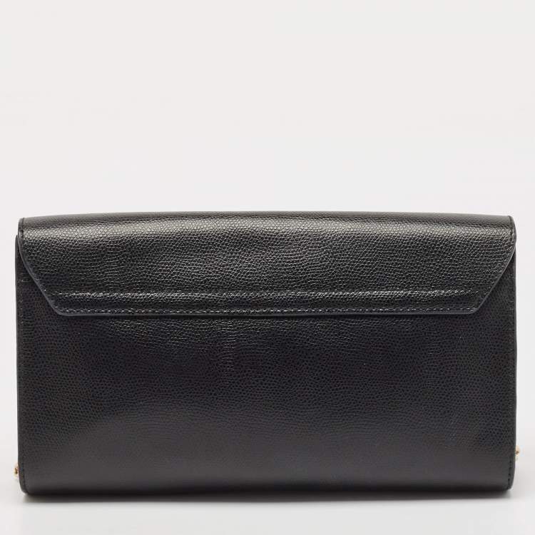 Pre Owned Furla Black Leather Metropolis Shoulder Bag