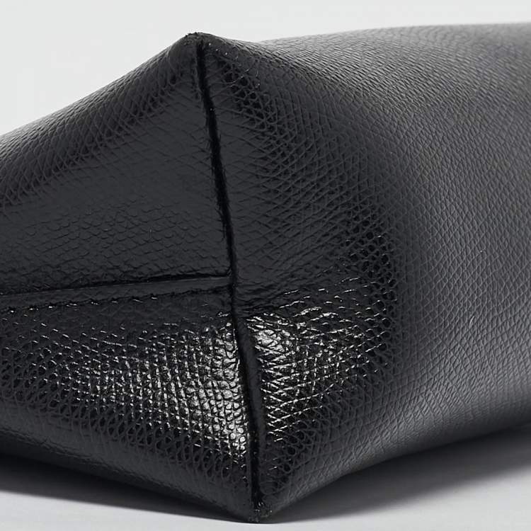 Pre Owned Furla Black Leather Dome Crossbody Bag