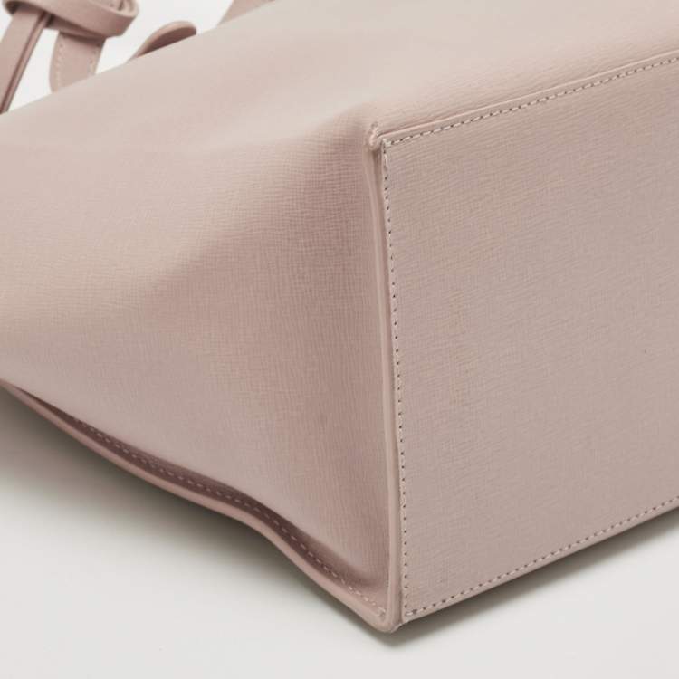 Pre Owned Furla Old Rose Leather Sally Tote
